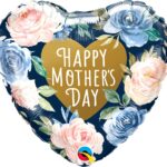 Μπαλόνι Φοιλ 18 Mother's Day Pink & Blue Roses / 46 εκ