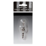 Δαχτυλίδι Σκελετός με 3 Δάχτυλα One Size