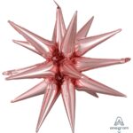 Μπαλόνι Φοιλ Multi Magic Star/αστέρι  Ροζ  Χρυσό / 76εκ x 88εκ