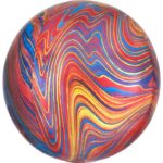 Μπαλόνι Φοιλ Marblez Πολύχρωμο / 38 x 40 εκ