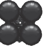 Μπαλόνι Φοιλ Γιρλάντα Μαύρο