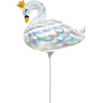 Μπαλόνι Φοιλ Μίνι 14 Iridescent Swan - Κύκνος