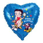 Μπαλόνι φοιλ 18 Happy Birthday /46εκ Betty Boop ασυσκεύαστο