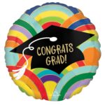 Μπαλόνι Φοιλ 18 Congrats/  Graduation  / 46 εκ - Καπέλο Αποφοίτησης