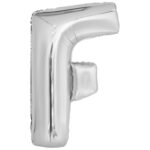 Μπαλόνι Φοιλ Γράμμα F Ασημί