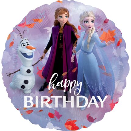 Μπαλόνι Φοιλ 17 Frozen II Happy Bithday / 43 εκ