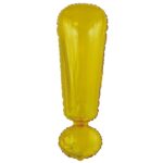 Μπαλόνι Φοιλ Σχήμα Σύμβολο ! Χρυσό / Θαυμαστικό