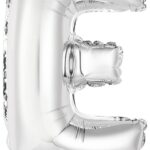 Μπαλόνι Φοιλ Μίνι Γράμμα E Ασημί