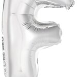 Μπαλόνι Φοιλ Μίνι Γράμμα F Ασημί