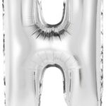 Μπαλόνι Φοιλ Μίνι Γράμμα H Ασημί