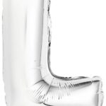 Μπαλόνι Φοιλ Μίνι Γράμμα L Ασημί