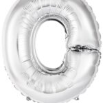 Μπαλόνι Φοιλ Μίνι Γράμμα O Ασημί