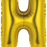 Μπαλόνι Φοιλ Μίνι Γράμμα H Χρυσό