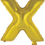Μπαλόνι Φοιλ Μίνι Γράμμα X Χρυσό