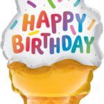 Μπαλόνι Φοιλ Μίνι Σχήμα 14 Birthday Ice Cream Cone - Παγωτό