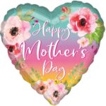 Μπαλόνι Φοιλ Jumbo Flowers and Ombre Mother's Day  / 72 εκ