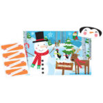 Παιχνίδι Pin the Nose to the Snowman /χιονάνθρωπος 10 τεμ