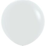 Μπαλόνια Λάτεξ 36 Λευκό / 2 τεμ