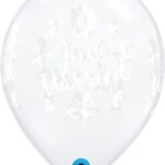 Μπαλόνια 11 Just Married Butterflies -a-round Διάφανo /25 τεμ