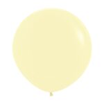 Μπαλόνια Λάτεξ 24 Pastel Matte Yellow / 10 τεμ - Κίτρινο