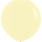 Μπαλόνια Λάτεξ 36 Pastel Matte Yellow / 2 τεμ - Κίτρινο