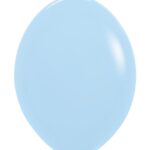Μπαλόνια λατεξ Link 12 Σιελ  / 50 τεμ - Pastel Matte Blue