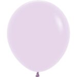 Μπαλόνια Λάτεξ 18 Λιλά Παστέλ / 25 τεμ - Pastel Matte Lilac