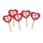 25 Picks I Love  You 4.5 x 6.5 cm.