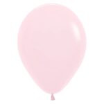 Μπαλόνια Λάτεξ 9'' Pastel Matte Pink Ροζ / 100 τεμ