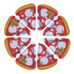 Πιάτα Χάρτινα Σχήμα Pizza Τρίγωνο 19 x 25 εκ / 8 τμχ