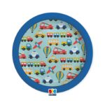 Πιάτα Χάρτινα  24 εκ. Οχήματα - Vehicles / 8 τμχ