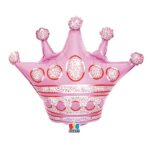 Μπαλόνι Φοιλ Σχήμα Κορώνα Ροζ / 73 x 67 εκ