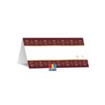 Κάρτες Θέσεων - Placecard Κόκκινο & Χρυσό / 6 τμχ