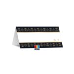 Κάρτες Θέσεων - Placecard Μπλε & Χρυσό / 6 τμχ