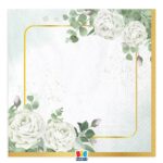 Χαρτοπετσέτες Φαγητού για Γάμο με Τριαντάφυλλα / 16 τεμ.