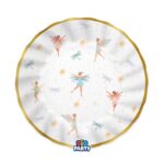 Πιάτα χάρτινα 23εκ. Fairy - Νεράιδες / 6 τμχ