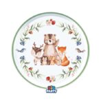 Πιάτα Χάρτινα 18εκ Wood Animals - Ζωάκια Δάσου / 6 τμχ