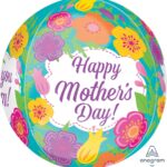 Μπαλόνι Φοιλ Orbz Happy Mother's Day - Love You Mom / 40 εκ
