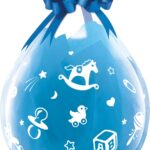 Μπαλόνια Λάτεχ 18 Μηχανής Baby's Nursery -A-Round Διάφανο /25 τεμ