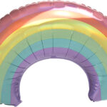Μπαλόνι Φοιλ Σχήμα Iridescent Rainbow - Ουράνιο Τόξο 86 x 48 εκ