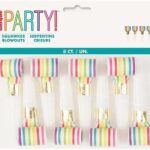 Φρου Φρου ριγέ  πολύχρωμο / 8 τεμ