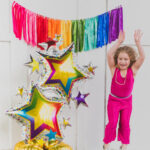 Μπαλόνι φοιλ AirLoonz Αστέρια / 86 εκ x 149 εκ - Colorful Stars