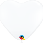 Μπαλόνια Λάτεξ Καρδιά 6 Διάφανη /100 τεμ