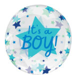 Μπαλόνι Clearz 18-22 It's a Boy με Αστέρια