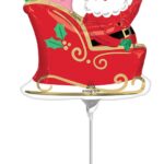 Μπαλόνι Φοιλ Μίνι 14 Smiley Starry Night Santa - Άγιος Βασίλης