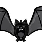 Μπαλόνι Φοιλ Σχήμα Νυχτερίδα - Glow Batty /106εκ x 48εκ