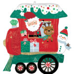 Μπαλόνι Φοιλ Σχήμα North Pole Express / 71 x 71 εκ