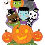 Μπαλόνι φοιλ AirLoonz Monster Mingle Pumpkin / 86cm x 121cm