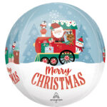 Μπαλόνι Orbz 16 Σφαίρα North Pole Express / 38 εκ x 40 εκ