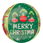 Μπαλόνι Orbz 16 Σφαίρα Beary Christmas / 38 εκ x 40 εκ